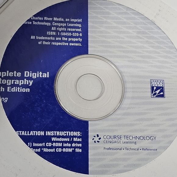 Complete Digital Photography Softcover Book Ben Long 4th Edition Includes CD ROM - Picture 15 of 16